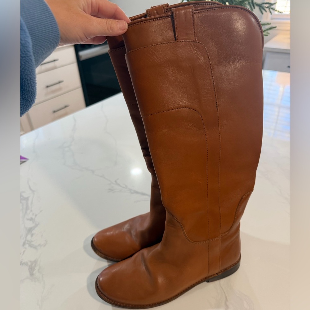 Tan Leather Material